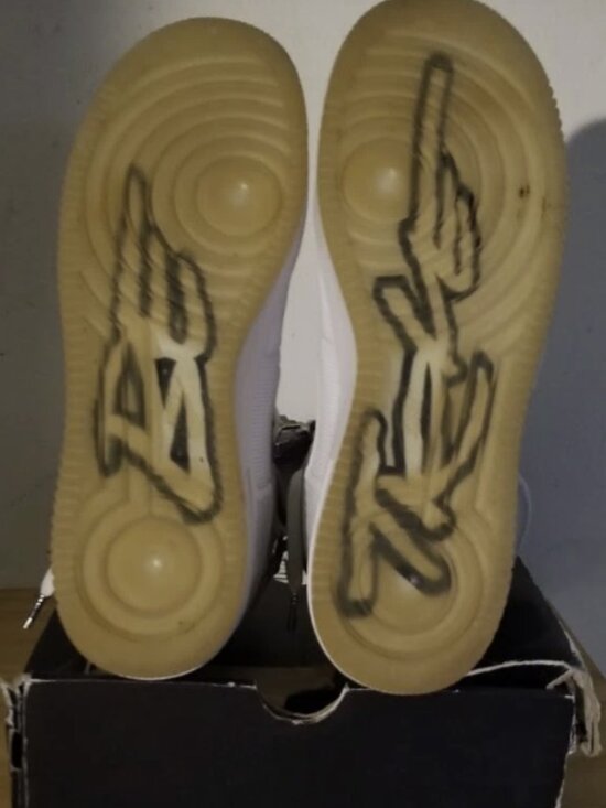 Size 12 - Futura x Nike Air Force 1 Supreme High Be True
